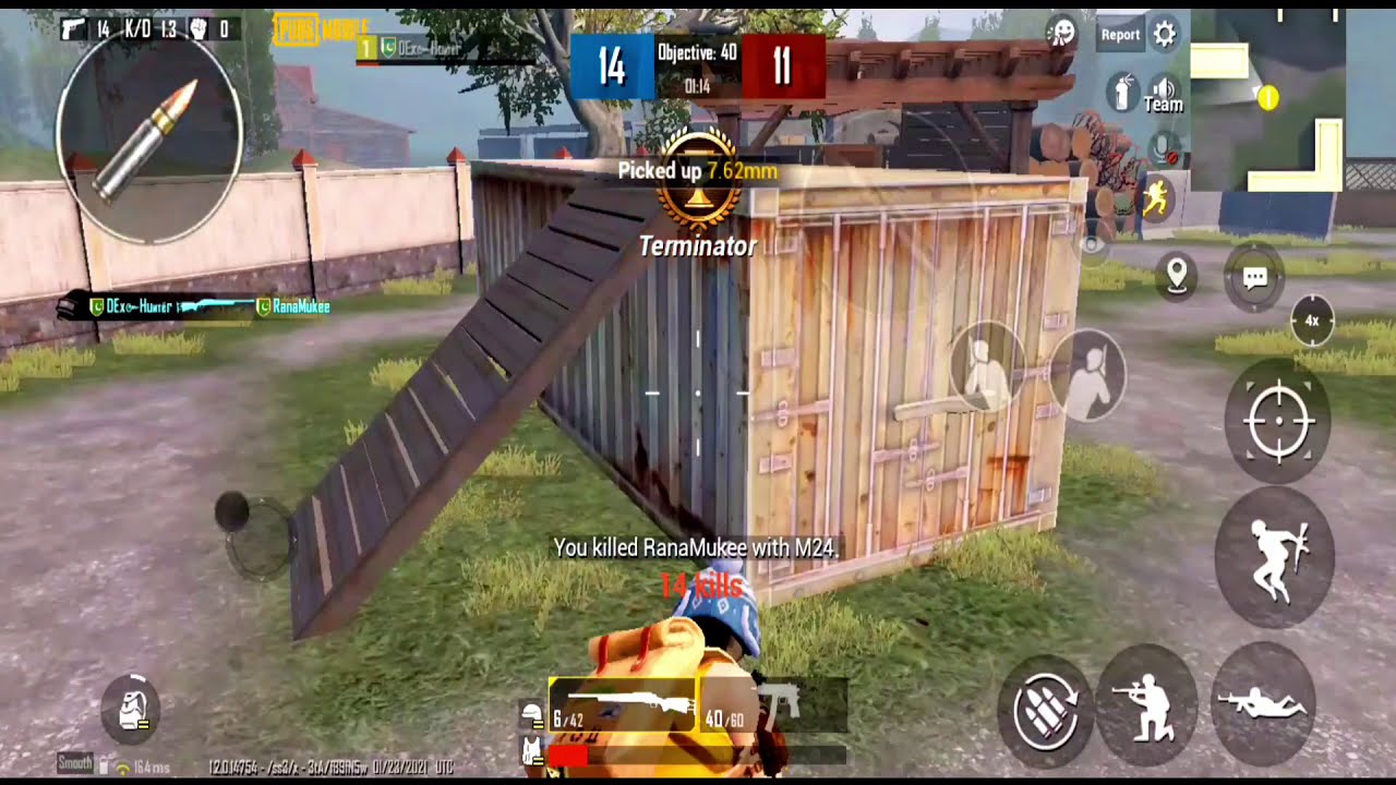 DExHunter VS TomPlays | TDM Challenge Snipper Only | PUBG