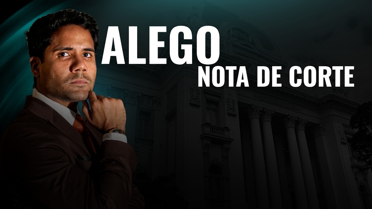 CONCURSO ALEGO: NOTA DE CORTE, BANCA FGV