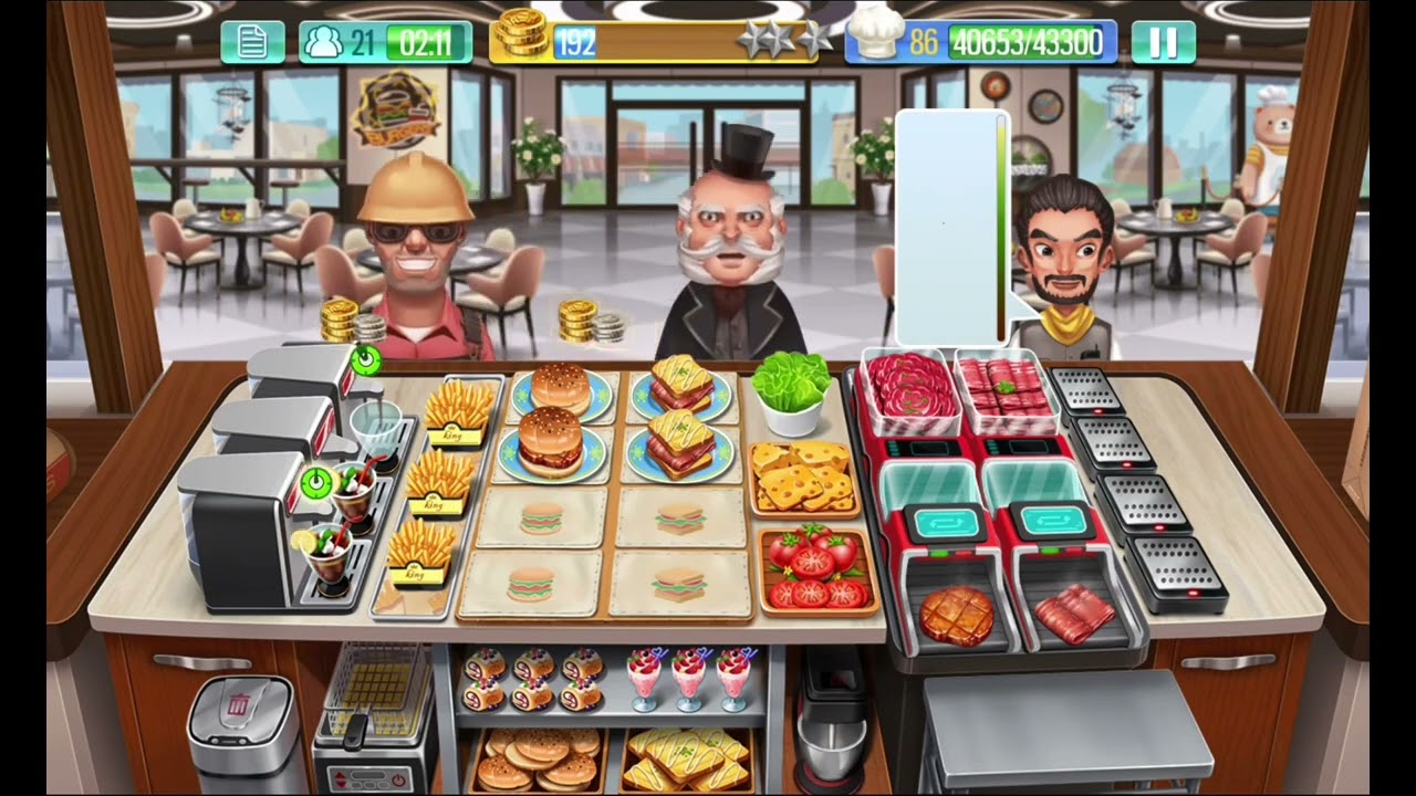 Crazy Cooking Star Chef Gameplay Part 5 - Burger Shop (Lvls 41-50)