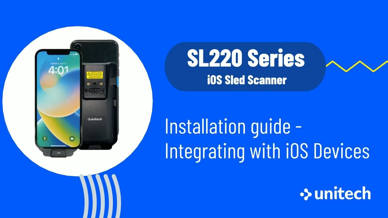 【iOS Sled Scanner】SL220 Installation Guide – USB-C Support - YouTube