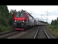 Электровоз ЭП20-052 с поездом №021 Мурманск - Санкт-Петербург