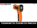  thermomtre digital infrarouge ir  50500 c avec tui transport  peakmeter pm6530b