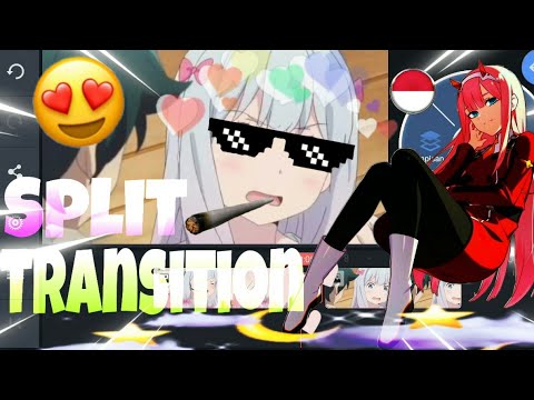 Tutorial Split Transition | Cara memakai split transition di kinemaster