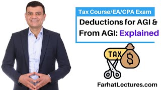 Deductions for Adjusted Gross Income AGI and Deductions From Adjusted Gross Income AGI