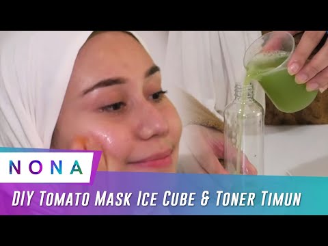 NONA | DIY Tomato Mask Ice Cube & Toner Timun
