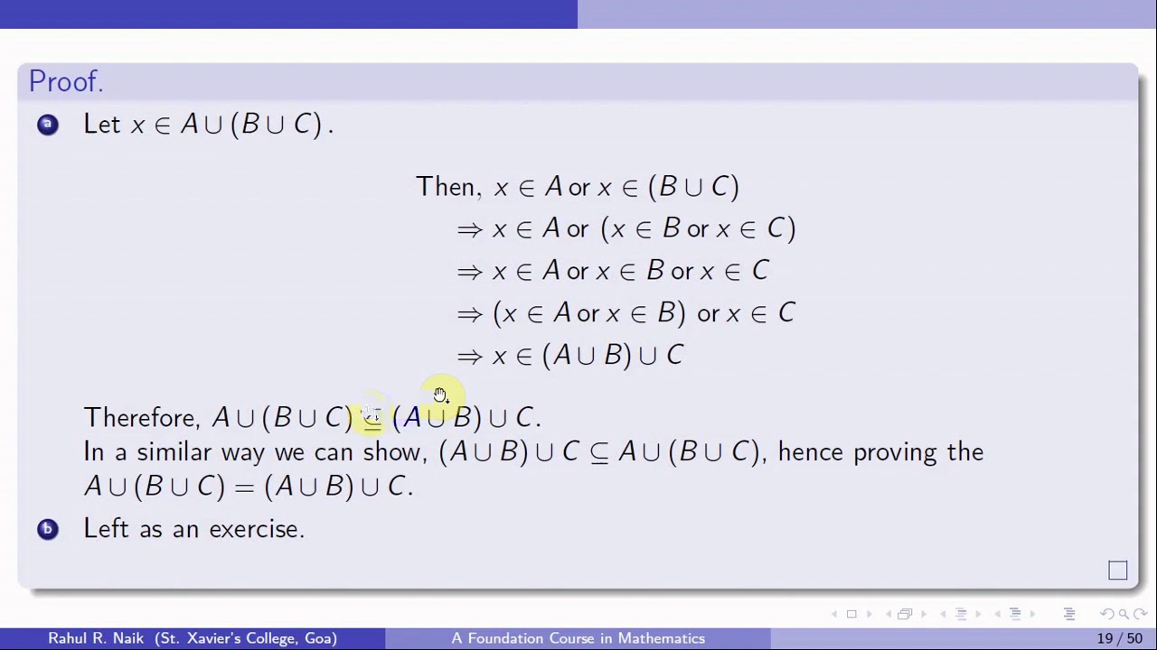 Lec7: Operation on Sets - YouTube