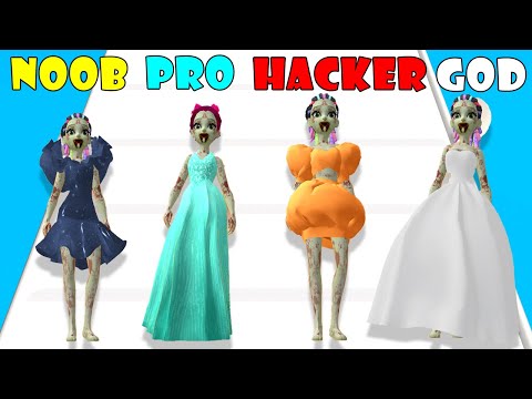 NOOB vs PRO vs HACKER vs GOD - Bridal Rush! (Here comes the bride!)