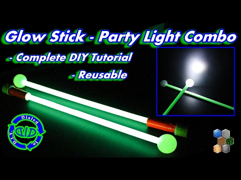 Make Reusable Glow Stick Party Light Combo - Fun Glow Project