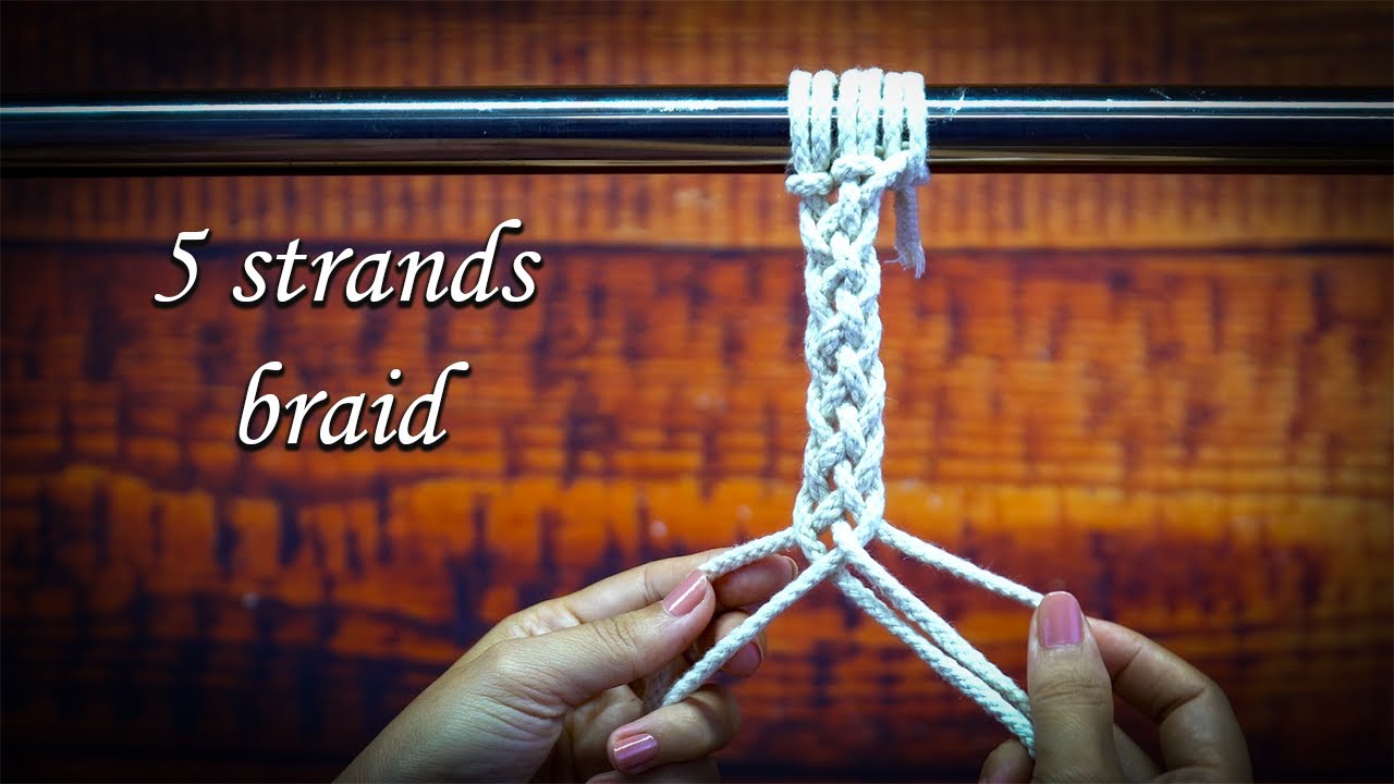 5 strand mystery braid - YouTube
