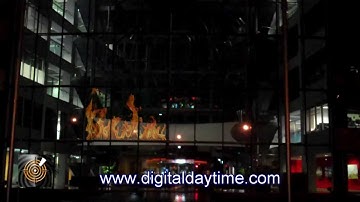 Revolutionary Digital LED Glass Screen technology for windows and buildings from ICE LED