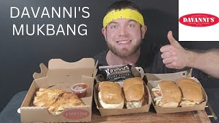 DAVANNI'S MUKBANG HOT HOAGIES AND A CALZONE!!! ASMR screenshot 1