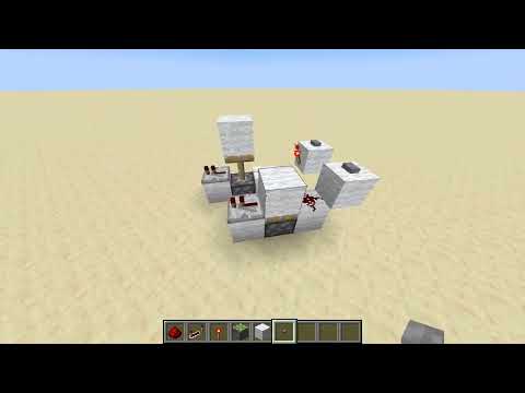 Minecraft: How to Build a Falling/Rising Edge Monostable Circuit