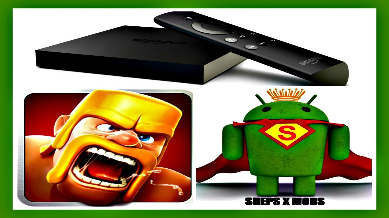 CLASH OF CLANS NOT IN AMAZON STORE BUT PLAYS GREAT ON AMAZON FIRE TV WHEN SIDELOADED - YouTube