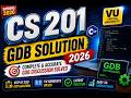cs 201 gdb solution 2026