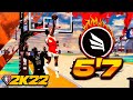 FIRST EVER 5'7" PURE SLASHER BUILD RETURNS and gets CRAZY CONTACT DUNKS on NBA 2K22