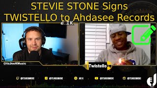 STEVIE STONE Signs New Artist TWISTELLO to AHDASEE RECORDS