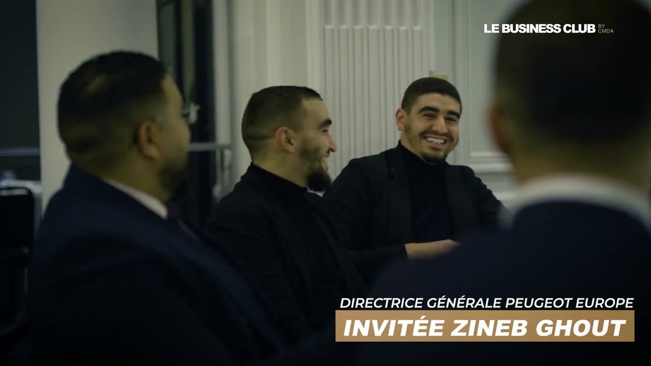 La Business Club by CMDA, diner business : Zineb Ghout, DG de Peugeot France 🚀