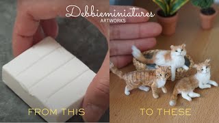 Realistic Miniature Animals 2022-2023 Artworks by Debbieminiatures | Polymer Clay Art Artist |Part 2