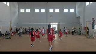 Thi đấu Bóng chuyền nữ Khối THCS tại Hội khỏe Phù Đổng tỉnh Kiên Giang