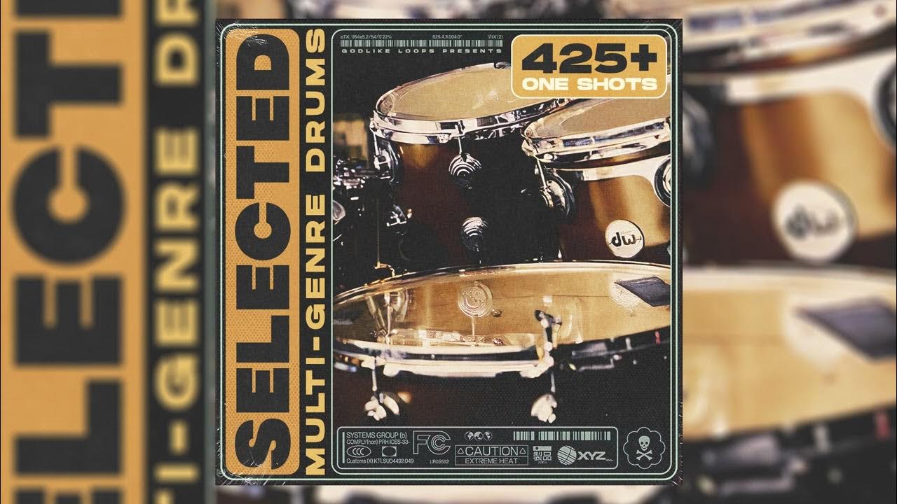 Selected MultiGenre Drum Kit (Afrobeat, Trap, Drill, Rnb Drum Kit