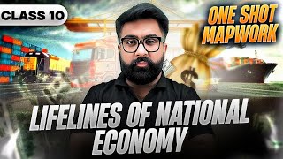 Lifelines of National Economy Map Work | CBSE Class 10 Geography | Full Marks SST Map | Gautam Sir