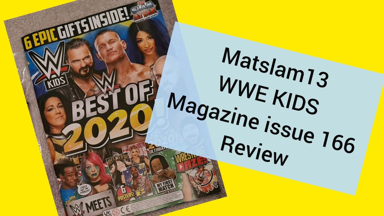 WWE KIDS MAGAZINE REVIEW ISSUE 166. 