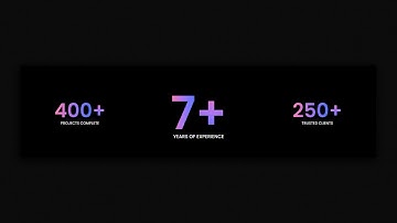 Elementor Gradient Counter Effect | WordPress & Elementor | HeyUtsho