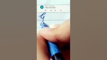 How to write" Gayatri " in cursive writing