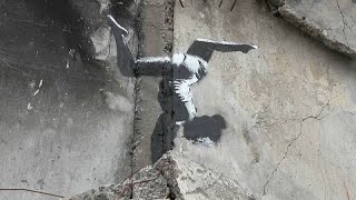 Banksy confirme être l'auteur d'une œuvre au pochoir près de Kyiv