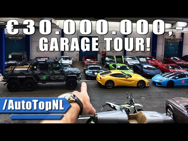 INSIDE the CRAZY €30.000.000 GARAGE POV WALKTHROUGH by AutoTopNL