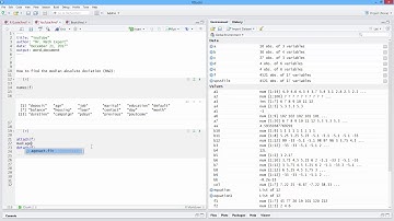 How to Find the Median Absolute Deviation (MAD) in R. [HD]