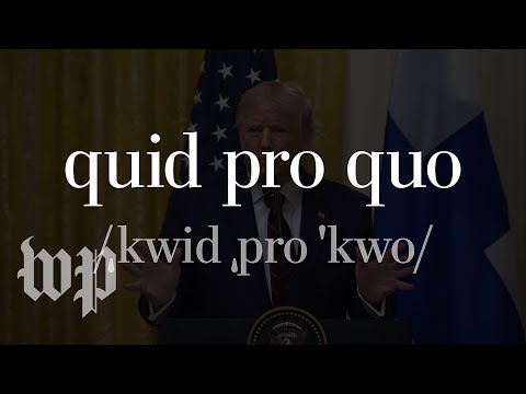 Quid pro quo, explained