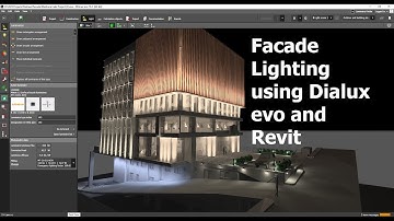 Facade Lighting Design using Dialux evo and Revit