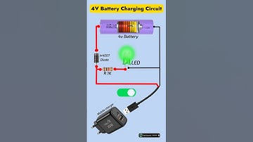 🔋Simple Battery Charging Indicator⚡|Basic Circuit Explain #shorts#battery#circuit