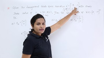 GATE Problem on Homogenious State Equation