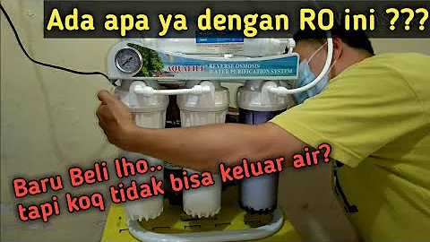 I just bought a new machine, but why isn't water coming out?