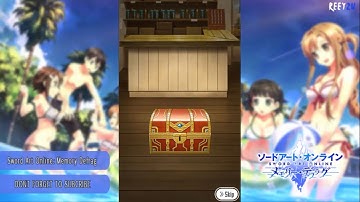 Sword Art Online Memory Defrag - x11 Weapon Shop Gacha Roll #2