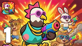 Quack Bag: Duck Mafia - Lead Ducks Into Fights - Part 1 - Gameplay Walkthrough (iOS, Android)