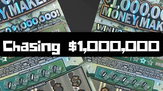 Chasing $1,000,000- I hit my biggest win on ticket ever!