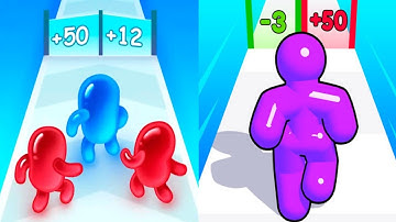 Join Blob Clash 3D VS Tall Man Run - Satisfying ASMR Gameplay ALL Levels