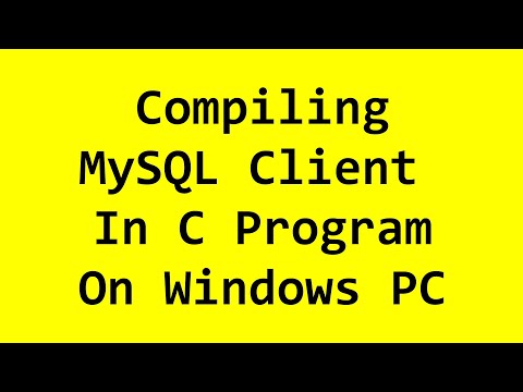 ⚡Compiling C program to test mysql client connector on windows pc 🔥 #tecqmate #mysql #cprogramming
