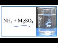 Ammonium Compounds and Precipitation