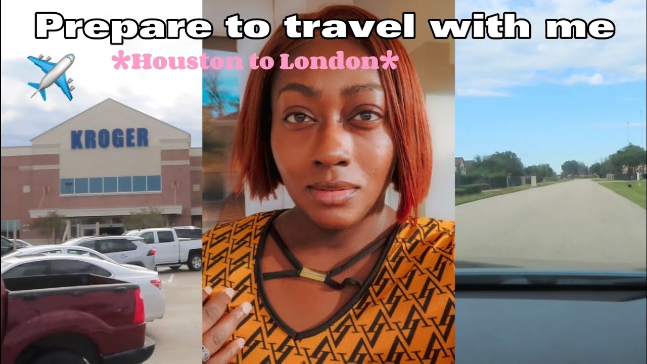 Vlog | Leaving Houston TO LONDON | last Min KROGER Run | lil Chit Chat ( Mental Health)