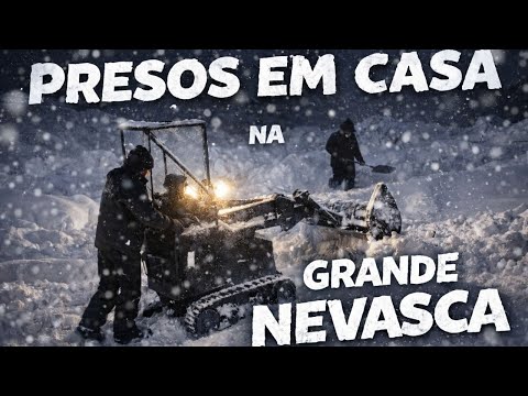 A maior nevasca que eu já ví em 11 anos nos EUA. Parte 1 (2026)