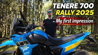 The NEW Yamaha Tenere 700 Rally 2025 | My First Impression