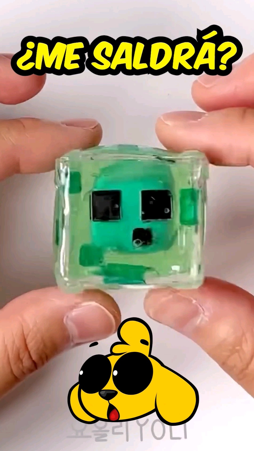 Hice un SLIME de MINECRAFT con NANO TAPE ? #mikecrack