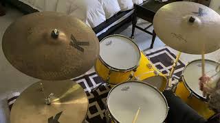 Gretsch USA Custom and Zildjian K Custom Dry Complex II ride cymbal (Bill Stewart ride)