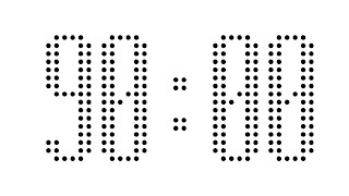 [ 90:00 ] Simple black LED countdown timer