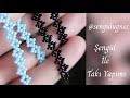 Boncukla Sade Şık Zarif Zincir Kolye Bileklik Halhal Yapımı #diy Simple Stylish Elegant Chain Making