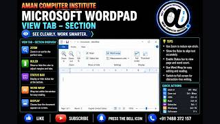 Window 10, View Tab - Section